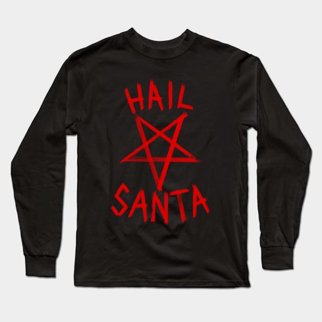 Hail Santa Long Sleeve T-Shirt by ClothedCircuit